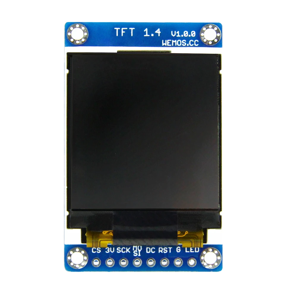 ESP8266 TFT 1.4 Shield V1.0.0 Display Screen Module for D1 mini 1.44" inch 128X128 SPI LCD ST7735S