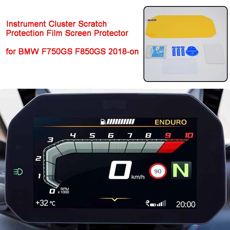 for BMW F750GS F850GS 2018 2019 Motorcycle Instrument Cluster Scratch Protection Film Screen Protector Blu-ray F 750850 GS New (7)