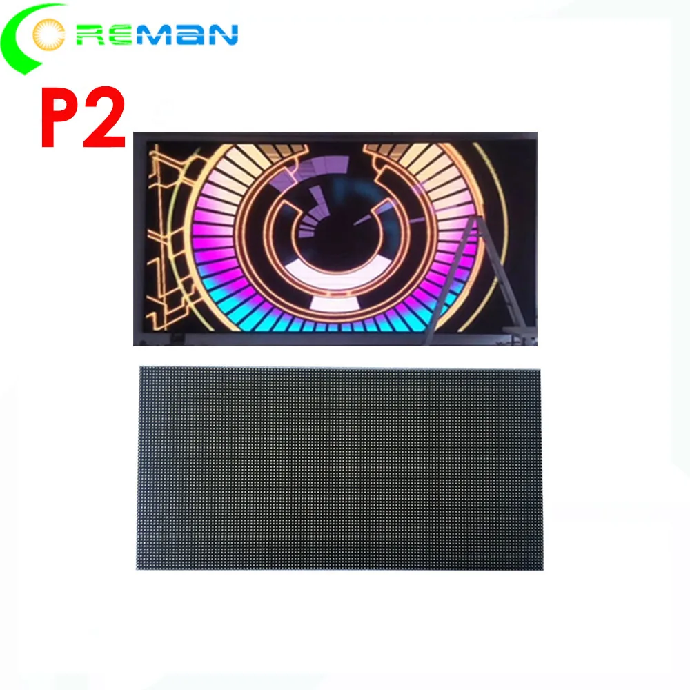 

High resolution high refresh led video wall p2 , p2 smd screen module for 512x512 led rental panel cabinet , rgb led matrix p2