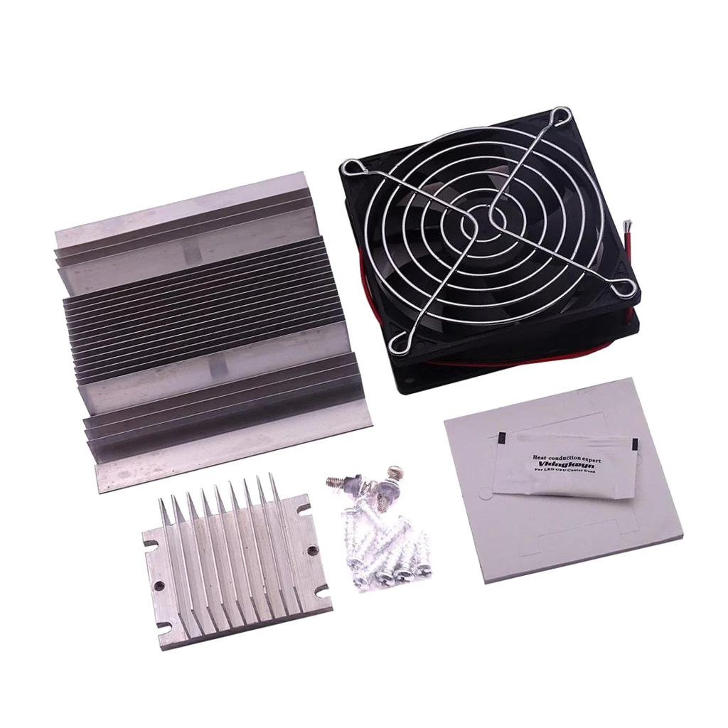DIY Thermoelectric Refrigeration Semiconductor Cooling System Cooler Fan Kit