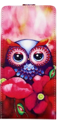 Модный кожаный чехол-книжка с мультипликационным рисунком для huawei y6 prime, тисненый флип-чехол для телефона Honor 7A Pro 7 A Pro - Цвет: owl flower