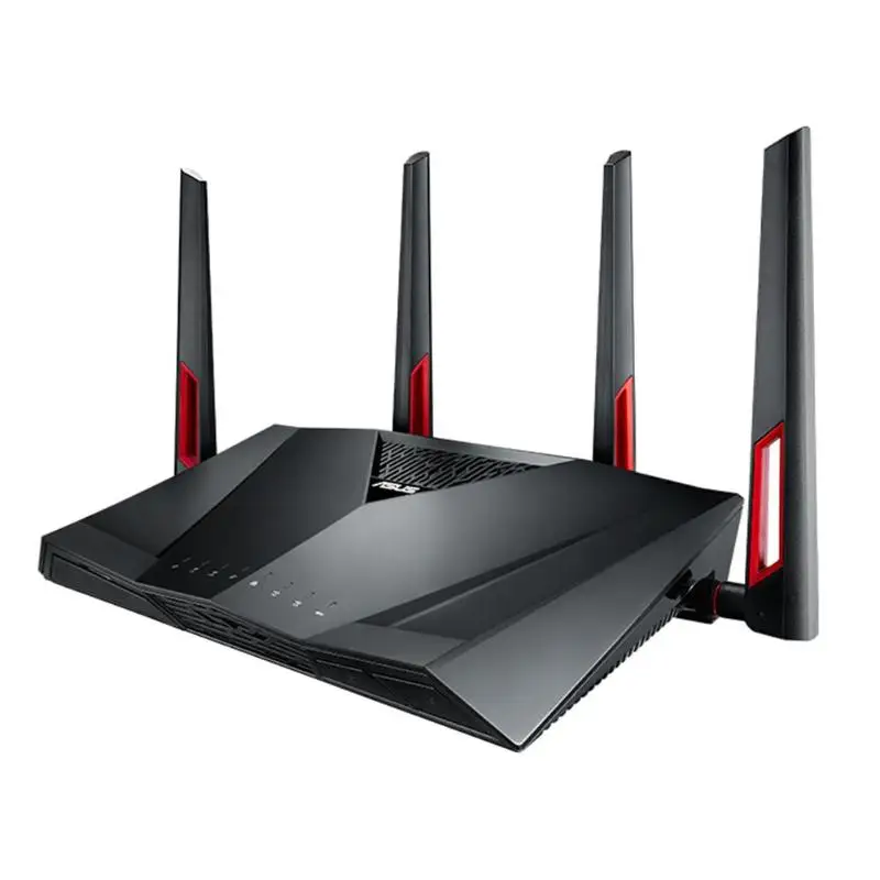 

ASUS RT-AC88U WI-FI Gaming Router 2.4GHz/5GHz Dual Band Router Ultra-fast 802.11ac 8 Gigabit LAN Ports WiFi Wireless Repeater