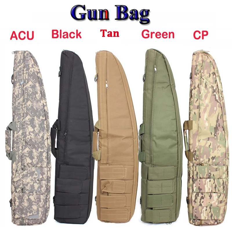 Tactical 118CM Heavy Gun Slip Carry Bag Rifle Gun Case Shoulder Bag Nylon Pouch Outdoor Airsoft Paintball Hunting Backpack Tactical 118CM Heavy Gun Slip Carry Bag Rifle Gun Case Shoulder Bag Nylon Pouch Outdoor Airsoft Paintball Hunting Backpack
