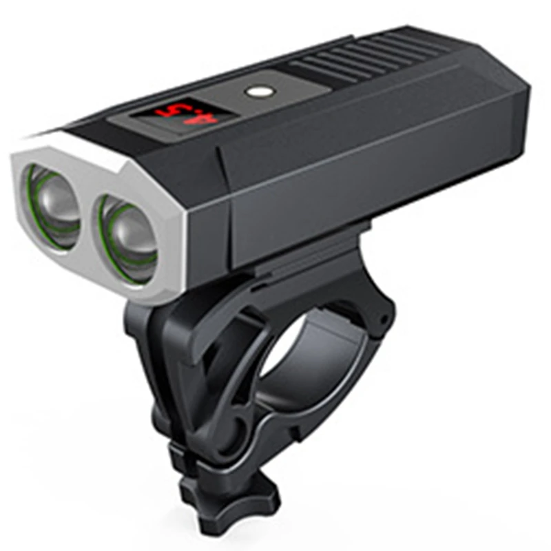 

Hot-Bicycle Lcd Led Running Light Mobile Power Usb Bicycle Headlight Flashlight Light