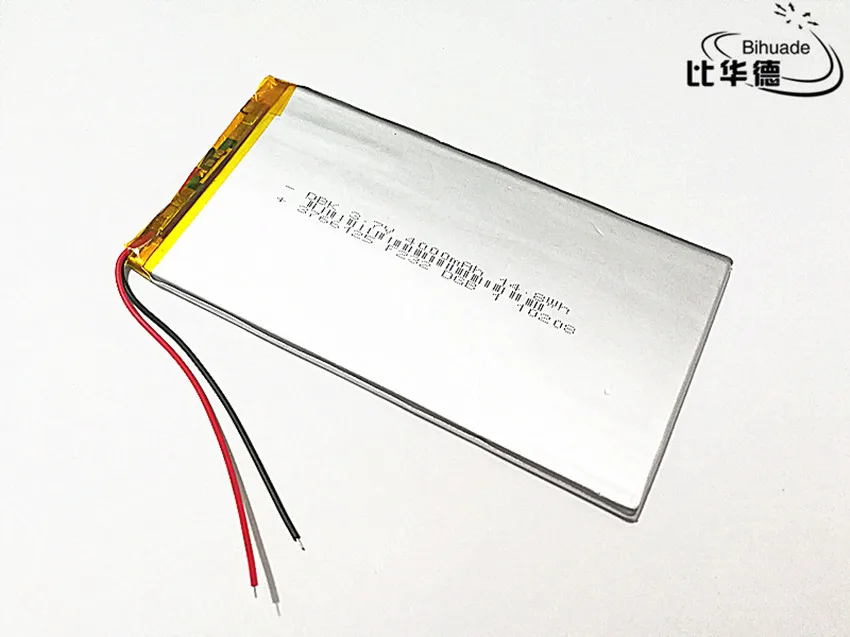 3,7 V 4000mAH 3766125 полимерный литий-ионный/литий-ионный аккумулятор для планшетных ПК 7 дюймов 8 дюймов 9 дюймов