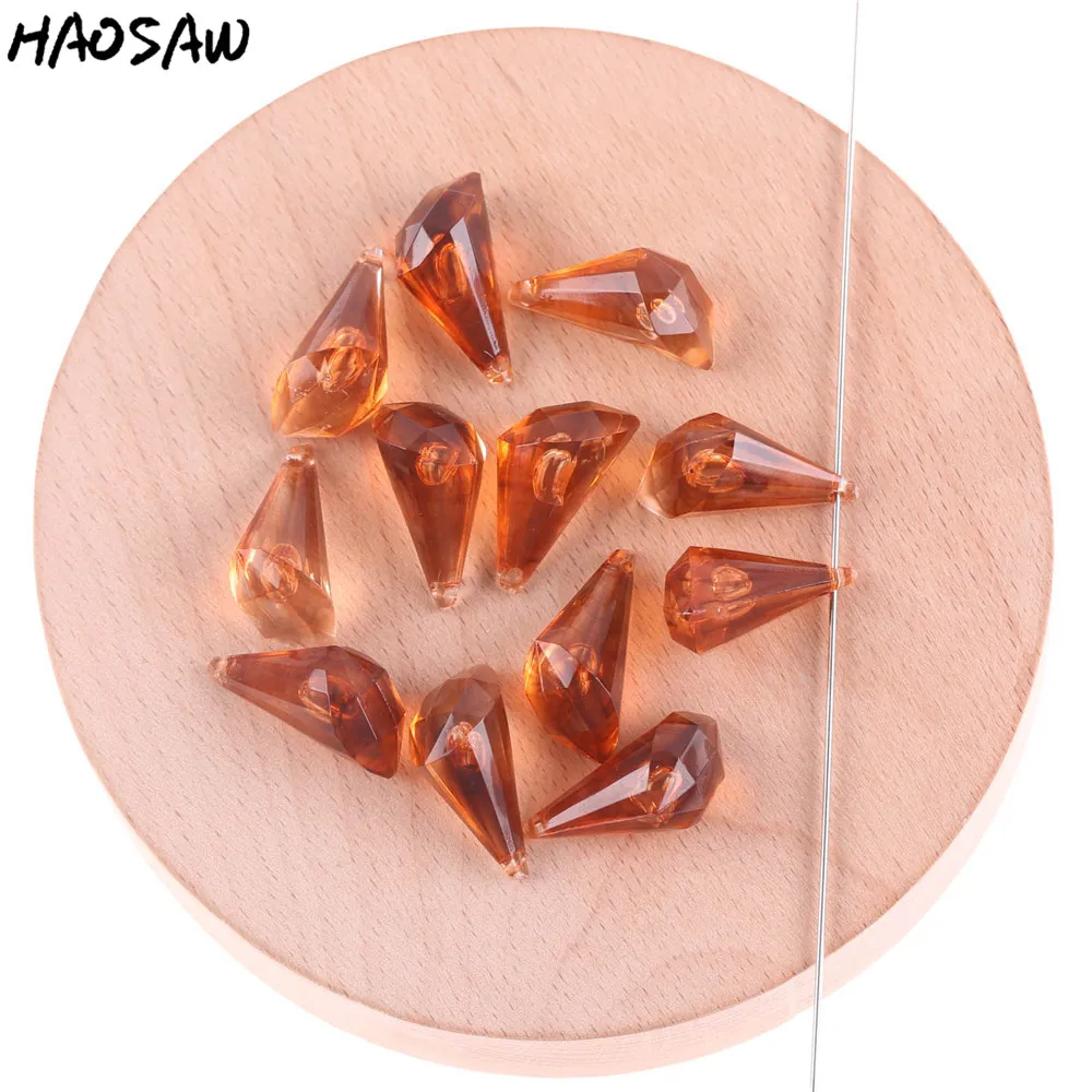 

10*21MM 300Pcs/Lot Acrylic Beads Jewelry Drop Shape For DIY Handmade Earrings Jewelry Findings/Embellishments/Accessories Parts