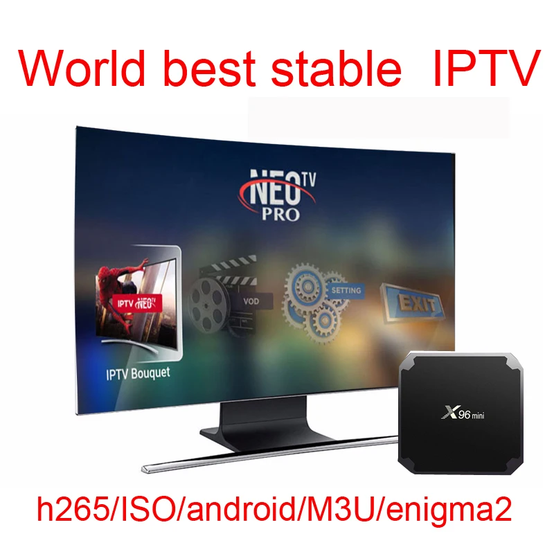 Neotv android tv box Iptv подписка Французский Итальянский Испанский Европа Португалия albania Ex-yu польский iptv код