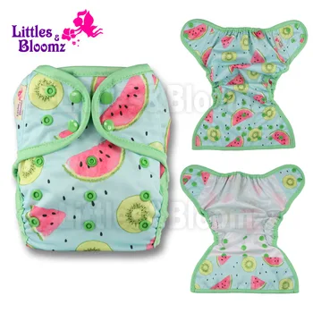 [Littles&Bloomz] Baby Diapers One Size Reusable Cloth Colour Nappy Waterproof Cover Wrap To Use With Flat or Fitted Nappy Diaper