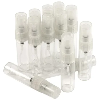 

1000PCS Mini Clear 5ml Glass Atomizer bottle Refillable Pump Spray Makeup Perfume Empty Bottle Free Shipping