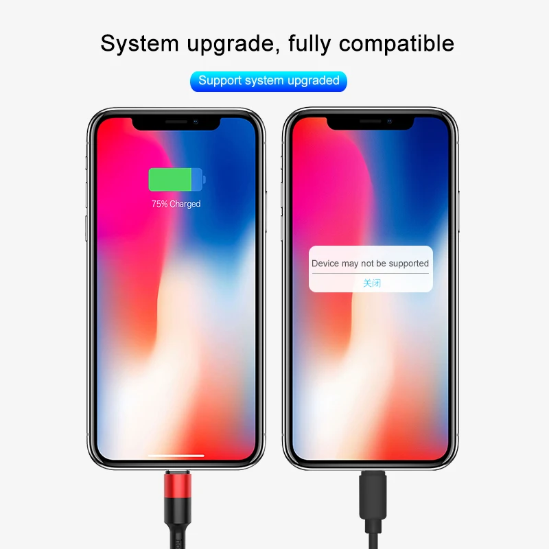 HOCO 3 في 1 USB كابل ل فون X 8 7 6 3in1 مايكرو USB نوع C شاحن كابل ل سامسونج S9 العالمي الهاتف المحمول تهمة كابل