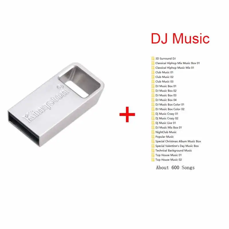 Kingston USB Flash 16 gb 32gb 64gb 128gb флеш-накопитель USB3.0 Memory Stick Cle USB3.1 Key Clef Thumb Drive Mini USB Flash Drive 16 gb - Цвет: DTMC3.1-DJ-Music