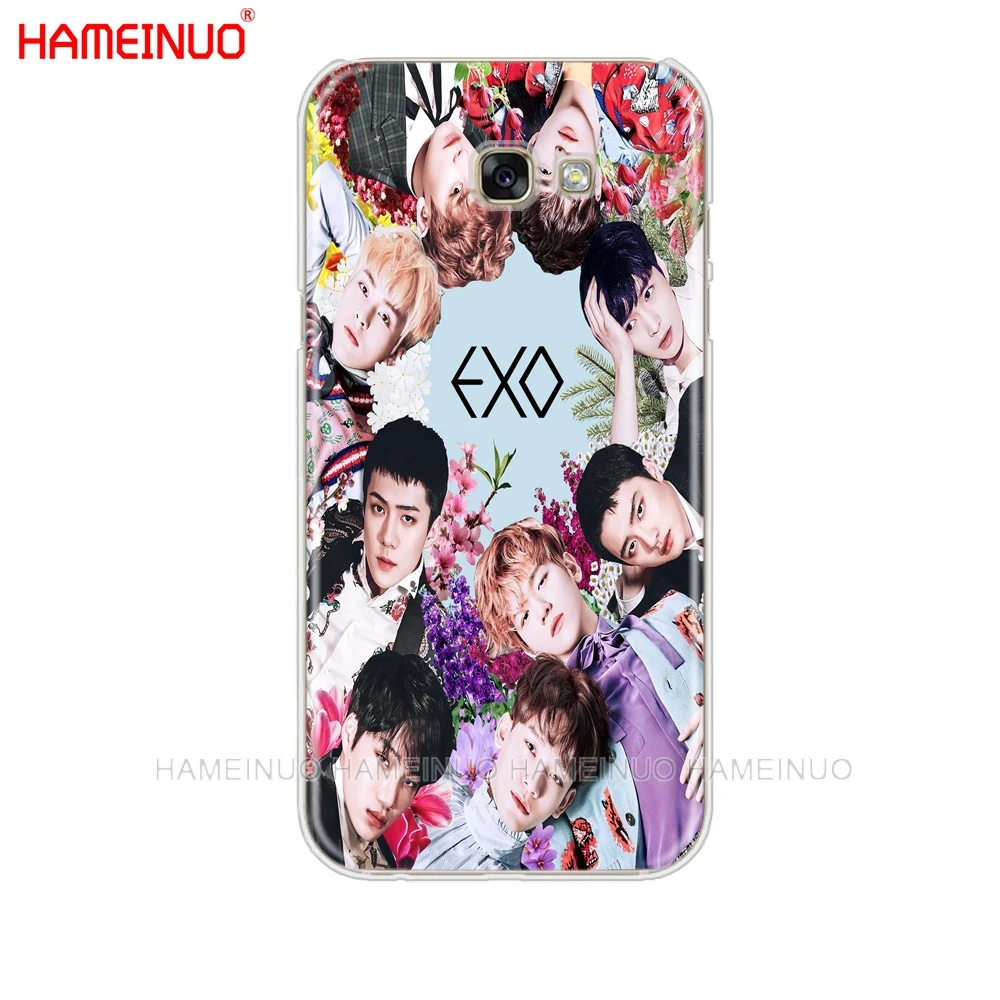 HAMEINUO Kpop exo чехол для сотового телефона Lucky one Samsung Galaxy A3 A310 A5 A510 A7 A8 A9 2016 2017