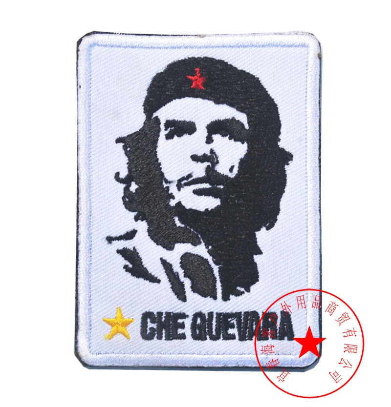 Че Гевара военная армия тактический боевой дух Вышивка Патчи для одежды эмблема Аппликации, бейджи