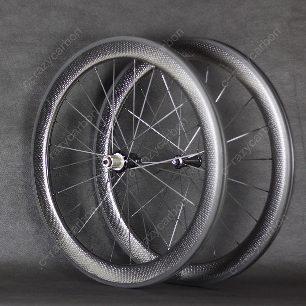 700c Dimple Carbon Surface Wheels 2 Years warranty 50mm Clincher Road Bike Carbon Wheel Front and Rear6