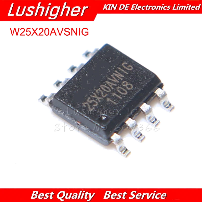 10 шт. W25X20AVSNIG SOP-8 W25X20 SOP 25Q20AVNIG 25X20 | Электронные компоненты и принадлежности