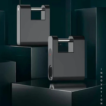 

Smart Fingerprint Padlock Door Lock Security Locker Usb Rechargeable Ip65 Waterproof Luggage Case Lock Anti Thief