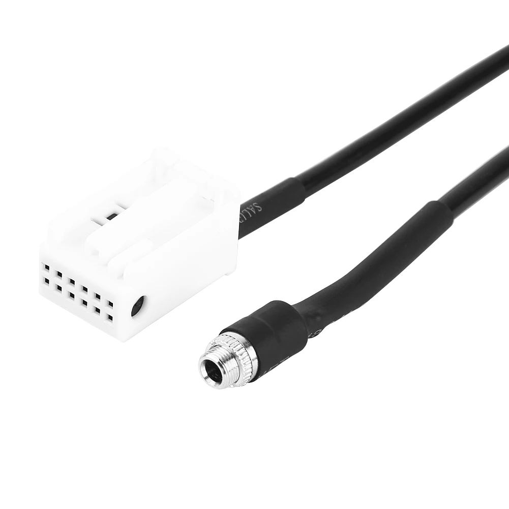 SOONHUA Audio Cable 12 Pin AUX Auxiliary Audio Input Kit Iphone Ipod Adapter Cables For BMW E60 E61 E63 E64 SOONHUA Audio Cable 12 Pin AUX Auxiliary Audio Input Kit Iphone Ipod Adapter Cables For BMW E60 E61 E63 E64