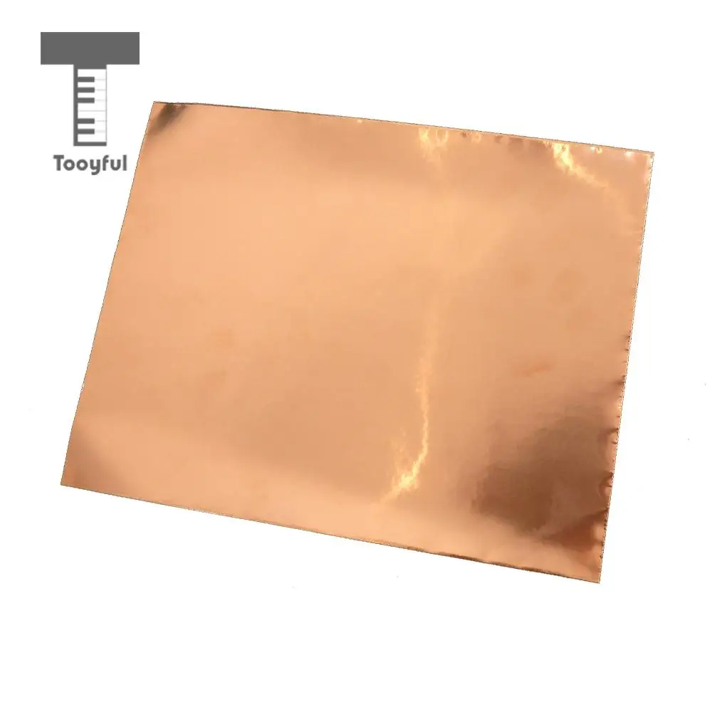 Guitar Copper Foil Slug & Snail Barrier EMI Shield Shielding Tape 30cm*20cm for Guitar Bass 1 Sheet Pack