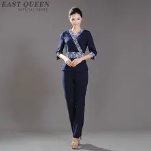 Спа тайская Массажная Униформа косметолога салон красоты официантка Красивая униформа для женщин брючные костюмы медицинская одежда DD1397