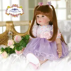 22 дюймов 55 см reborn силиконовые куклы, реалистичные куклы reborn прекрасный для маленьких мальчиков и девочек подарок к празднику