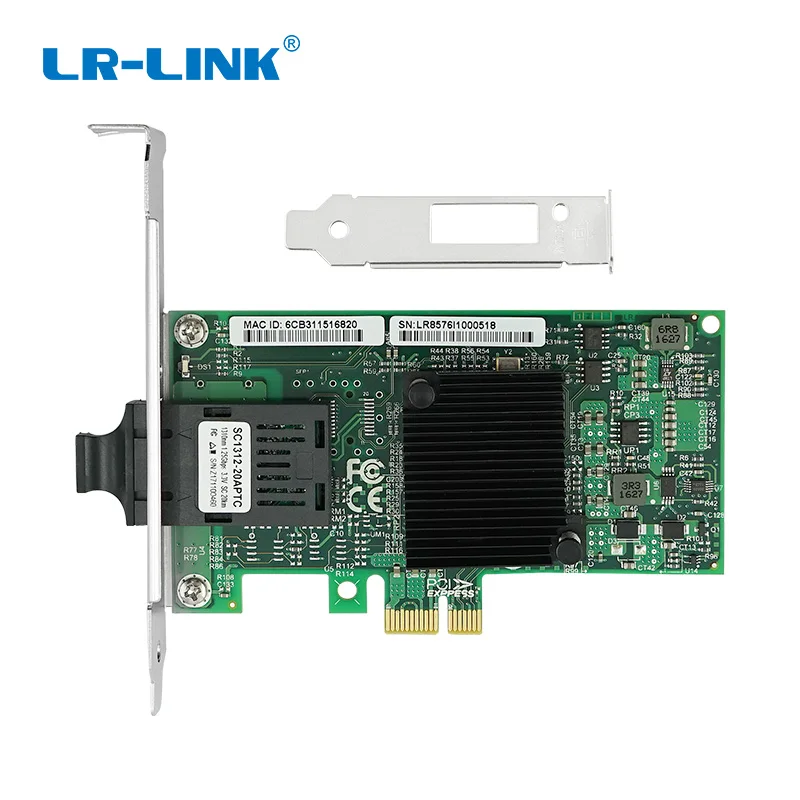 LR-LINK 9260psf-lx Gigabit Ethernet сервер адаптер 1000 МБ волоконно-оптическая сетевая карта Intel 82586 совместимый E1G42EF Nic