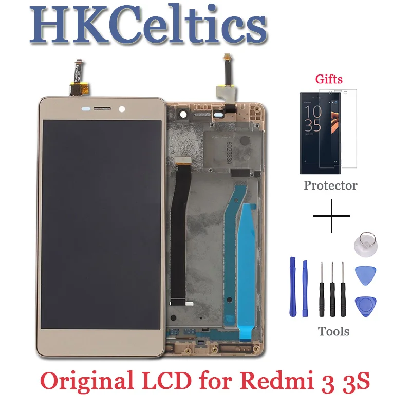 Дисплей для XIAOMI Redmi 3S ЖК дисплей с сенсорным экраном Рамка Замена 3 3X Pro S LCD|Экраны