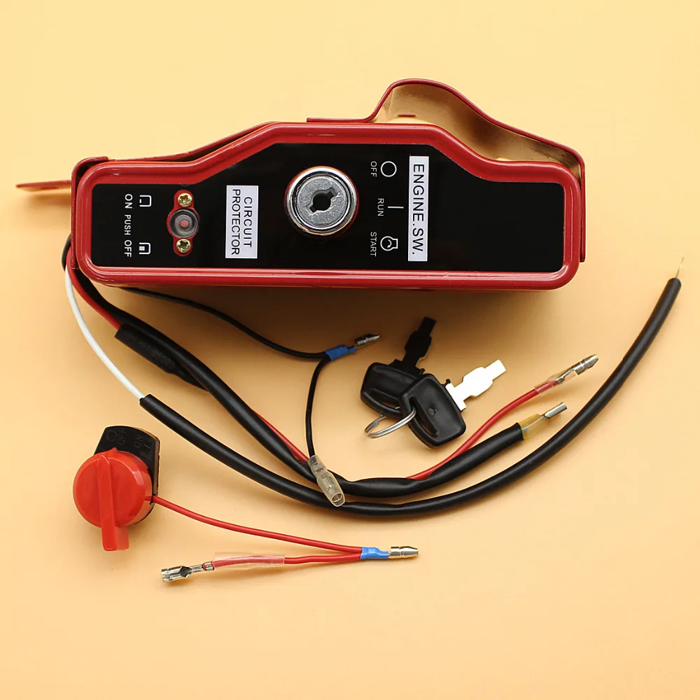 Ignition-On-Off-Switch-Box-Key-For-HONDA-GX-390-340-Chinese-188F-190F ...