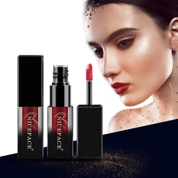 

Niceface 18 Colors Gradation Matte Lip Gloss Waterproof Non-stick Cup /Without fading/Fast Dries Lasting Moisture Lipstick TSLM2