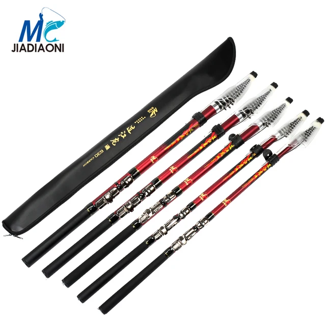 Cheap JIADIAONI 3.6m-7.2m Portable Telescopic Fishing Rod Spinning Surf Carbon Fiber Fishing Rod Pole Rock Boat Rod Fishing Tackle Cheap JIADIAONI 3.6m-7.2m Portable Telescopic Fishing Rod Spinning Surf Carbon Fiber Fishing Rod Pole Rock Boat Rod Fishing Tackle