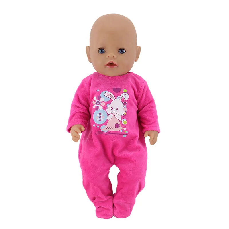 New Doll Jump Suits For 43cm Baby Doll 17 inch Reborn Baby Dolls Clothes And Accessories 4
