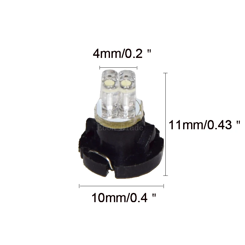 10 шт./лот T4.2 2 светодиодный белый светильник s панель инструментов приборной панели кластера измерительные приборы светодиодный светильник лампы 6000 K, работающего на постоянном токе 12 В