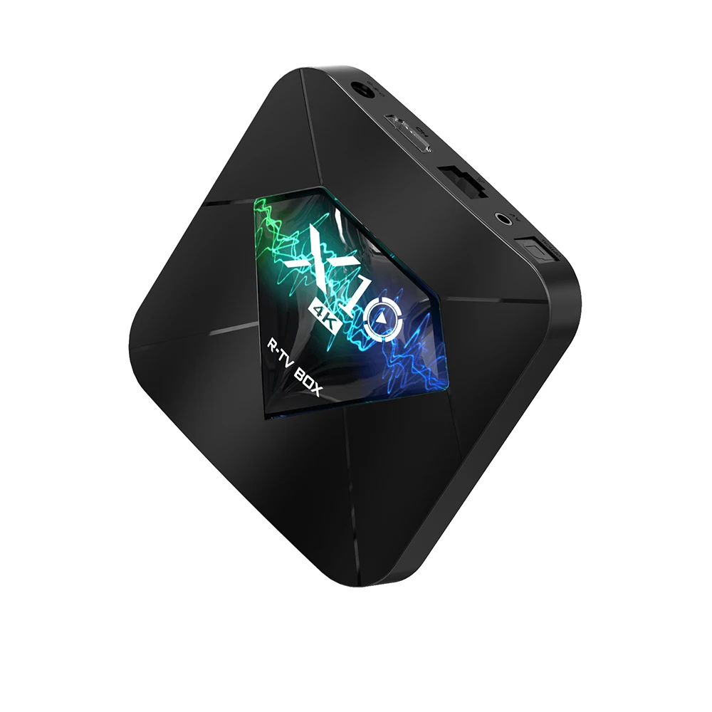 В виде буквы «R» ТВ коробка Android 7,1 ТВ Box Amlogic S905w Quad-Core 2 Гб Оперативная память 16 Гб Встроенная память 2,4G, Wi-Fi, 1080 P H.265 4 K Google Play Netflix Media Player
