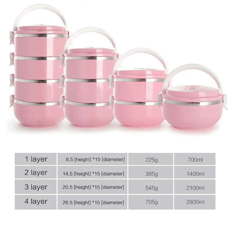 Japanese Stainless Steel Japanese Bento Boxs Portable Food Container Lunchbox For Kids Shcool Thermal Lunch Box Storage Box