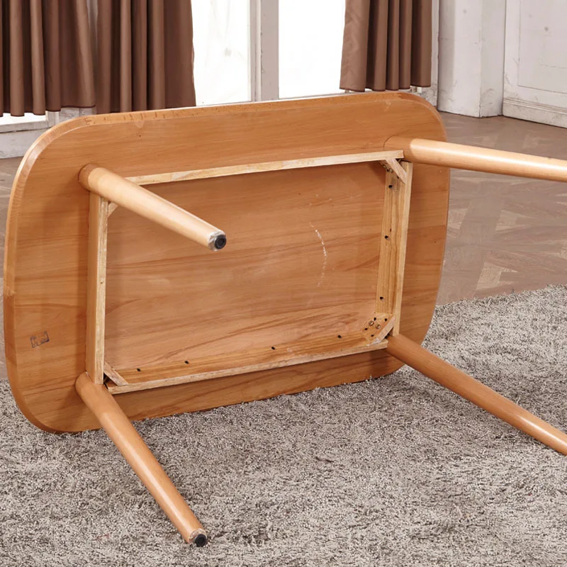 Madera maciza mesa de comedor minimalista moderno rectangular mesa ... Madera maciza mesa de comedor minimalista moderno rectangular mesa ...