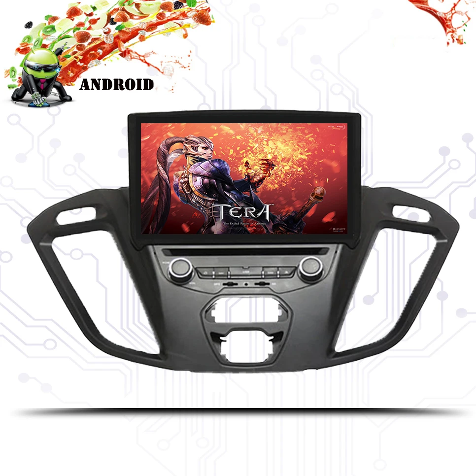 Excellent Android 9.0 Car DVD CD Player For FORD Transit 150/250/350/350 HD Tourneo 2013-2018 Stereo GPS navigation multimedia Video Audio 3