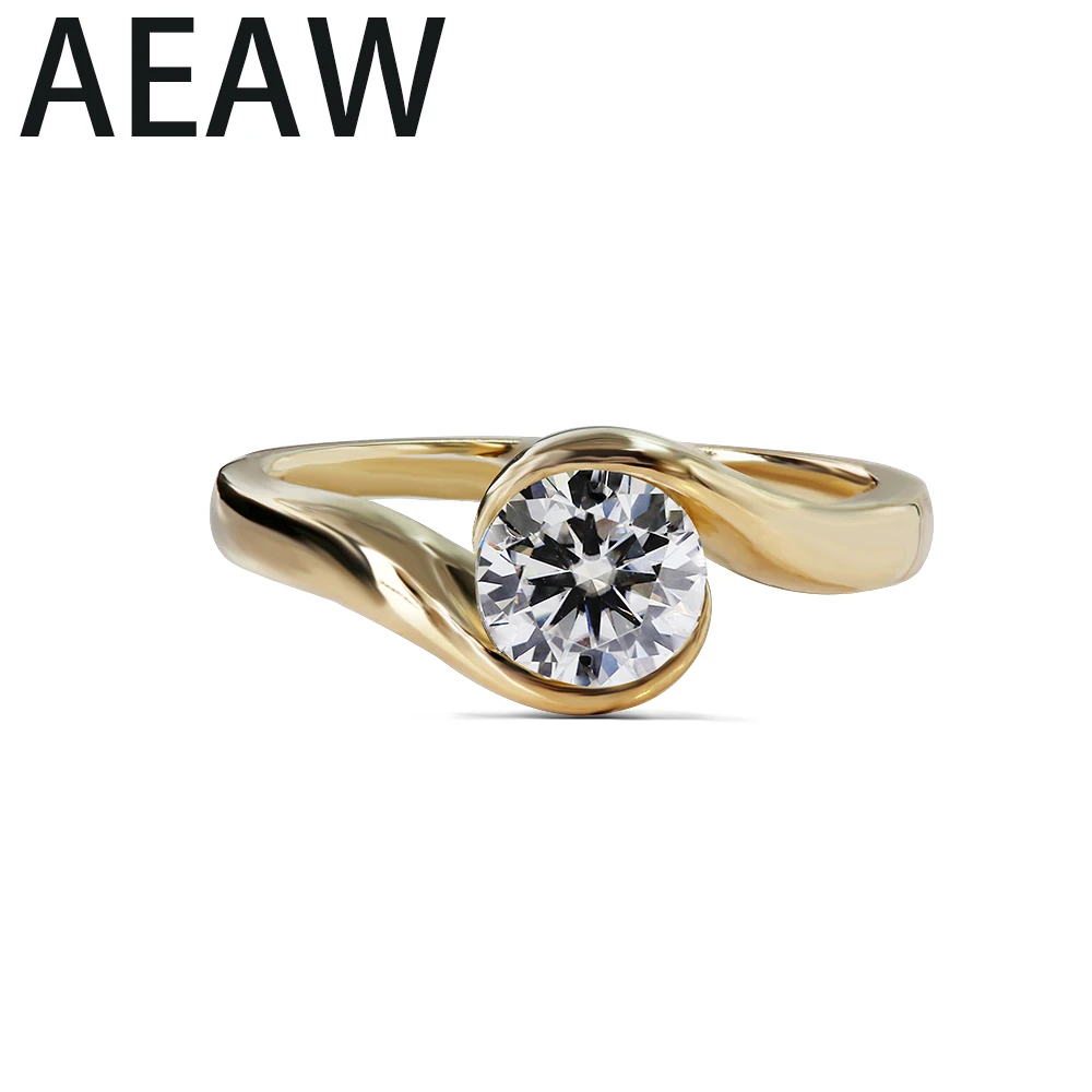 Кольцо Moissanite 4ct 12x8mm белое золото 14 k для женщин цвет DEF отличное огранка соларит с