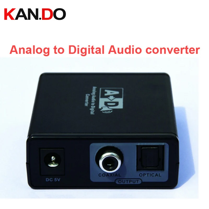 3089 PUP Analog L/R RCA to Digital Coaxial Audio Converter Adapter w/ 3