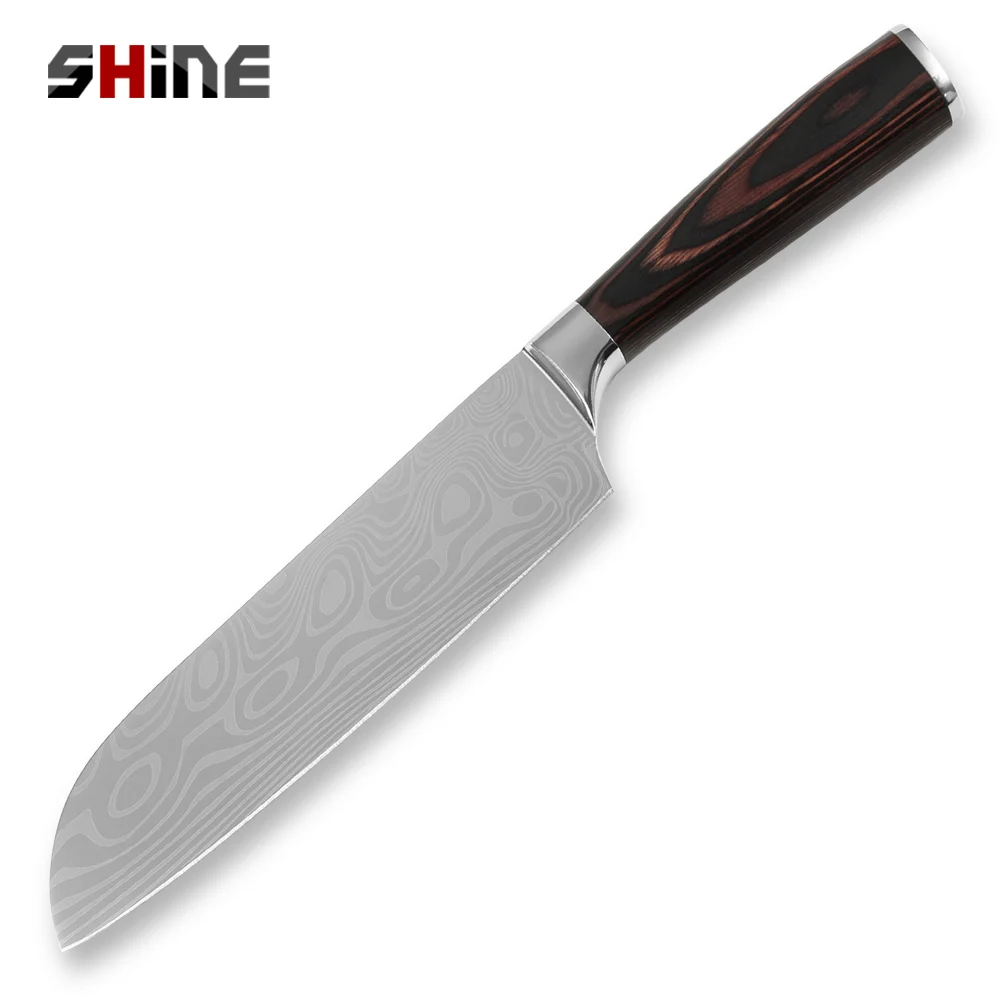 Uncategorized Kitchen Knives For Sale kitchen knives sale promotion shop for promotional xyj cooking 7 inch santoku knife stainless steel damascus wave veins sharp and durable new knife