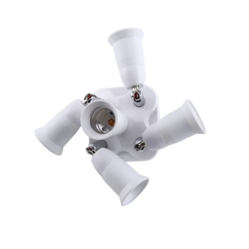 

1/3/4/5 in 1 Light Socket Splitter Bases E27 Adapter Converter Holder Flexible Extended Standard for LED Lamp Bulbs