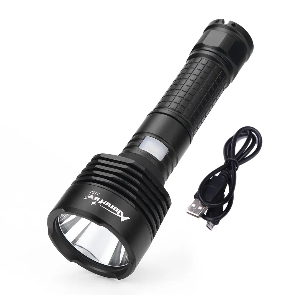 Alonefire x150 CREE светодиодный фонарик XM-L2 USB LED светодиодный фонарик с 18650 Перезаряжаемые Батарея