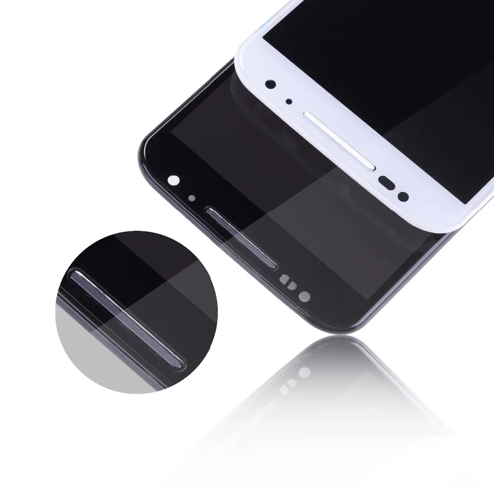 AMOLED Дисплей для Motorola Moto X2 LCD в сборе с тачскрином на рамке черный белый