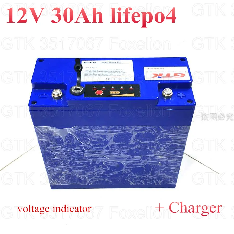 

Deep cycle batteries 12V 30Ah lifepo4 lithium iron solar battery pack high power for accu bateria 12v 20ah akku bateria pack