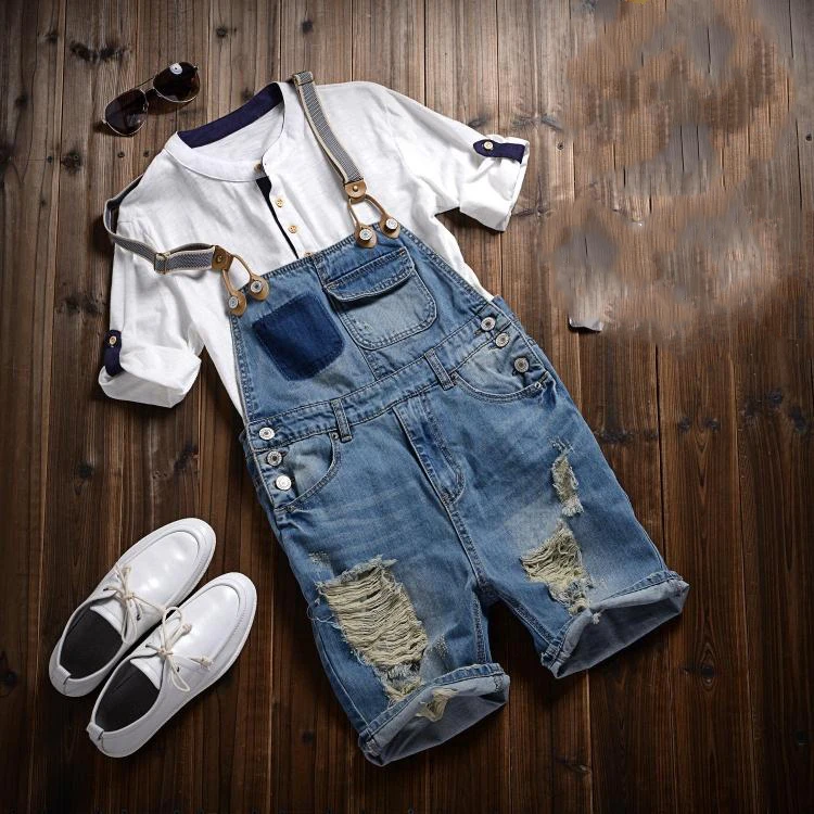 2018 Summer Fashion Men's Shorts Bib Overalls Jeans Short Man Casual Slim Fit Ripped Denim Jumpsuits Jeans Shorts Pants 2018 Summer Fashion Men's Shorts Bib Overalls Jeans Short Man Casual Slim Fit Ripped Denim Jumpsuits Jeans Shorts Pants