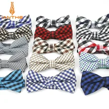 Brand New Men's Fashion Vintage Colorful Plaid Neck Bowtie For Man Wedding Suits Bow Ties Cravatas Corbatas Check Butterfly