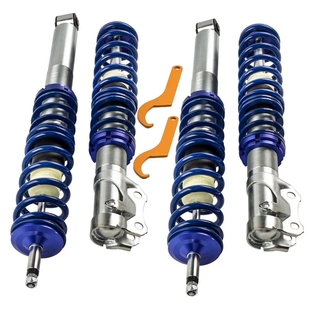 Coilover пружинная стойка полный комплект для VW Golf MK2 MK3 A2 A3 1G 1H 1E 83-98 койловеров для Vento 94-98 пружинный понижающий комплект подвески