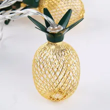 Ананас гирлянды 5 футов 10 светодиодный на батарейках сказочные гирлянды для домашней вечеринки на день рождения Свадебные украшения(теплый белый