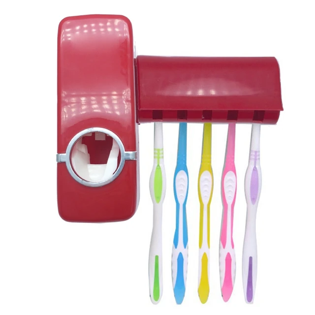 Automatic Toothpaste Dispenser for Home Toothbrush Holder Bathroom Products Wall Mount Rack Bath Toothpaste Squeezers Fashion Automatic Toothpaste Dispenser for Home Toothbrush Holder Bathroom Products Wall Mount Rack Bath Toothpaste Squeezers Fashion