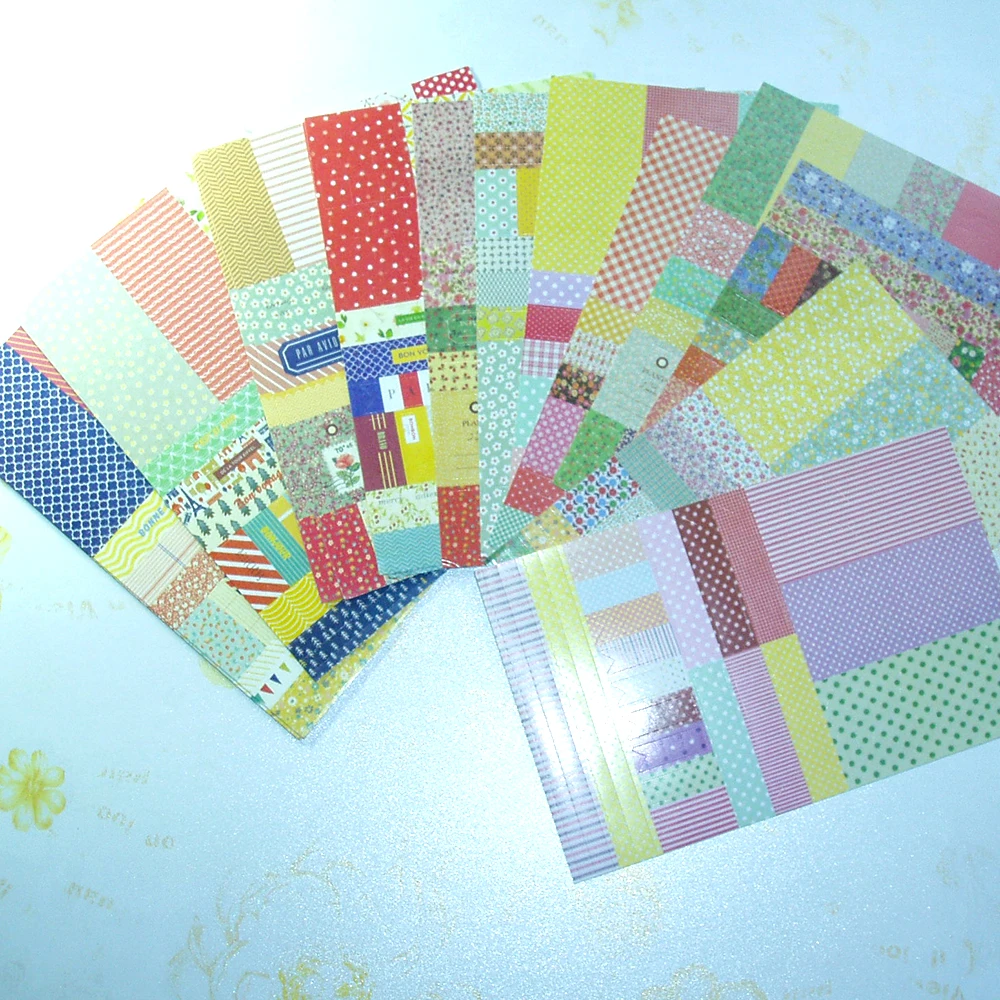 16pcs/lot vairous floral motif deco paper sticker