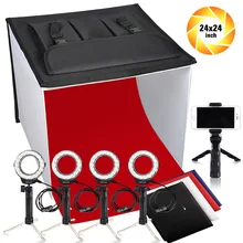 Travor K60II светодиодный складной фотостудий световой короб складной настольный тент для фотосъемки CRI 95 3200 K 5500 K 9000 K Лайтбокс
