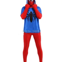 Костюм Человека-паука из спандекса, костюм супергероя с футболка Человек-паук
